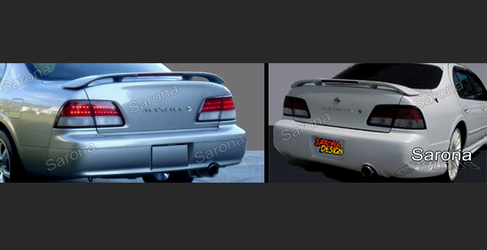 Custom 95-99 Maxima Wing # 100-07  Sedan Trunk Wing (1995 - 1999) - $249.00 (Manufacturer Sarona, Part #NS-018-TW)